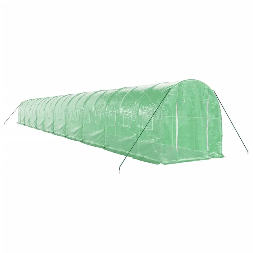 Greenhouse 20x2x2m Steel Frame Green Portable Garden Plant House