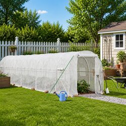 Value-Packed 44 m² Greenhouse with Strong Build
