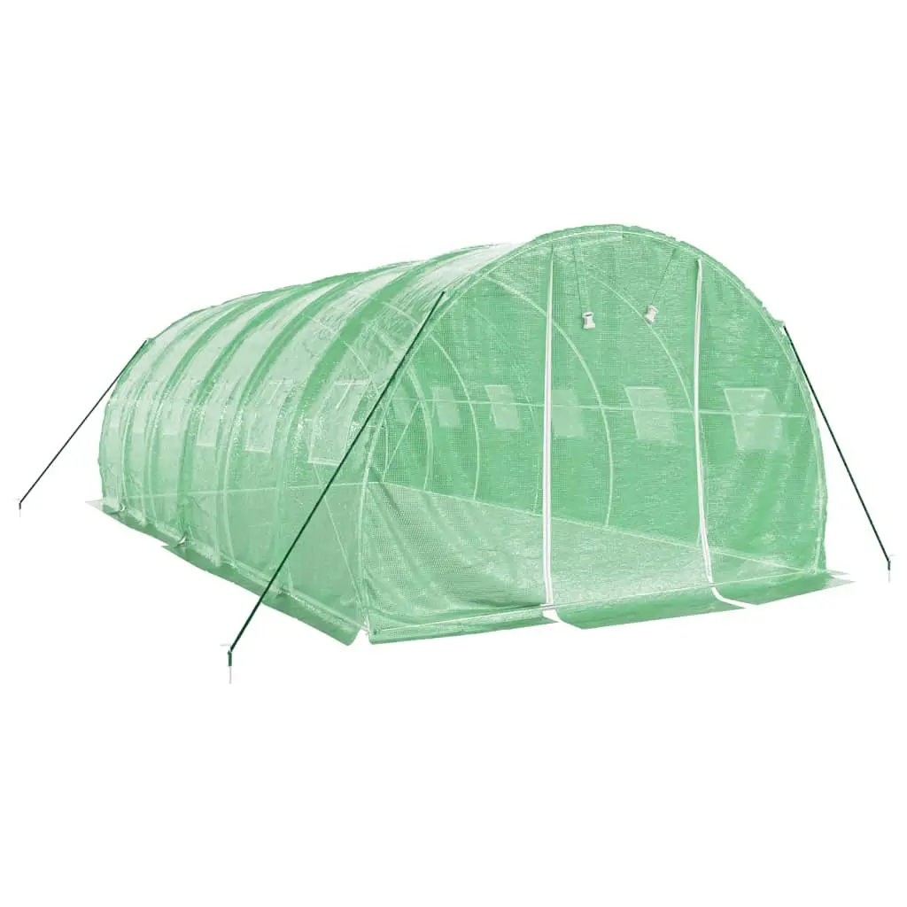 Greenhouse Plant Garden Shelter 6x3x2m Green 18m² Steel Frame PE Cover
