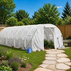Reliable 24m² Greenhouse with Robust Construction