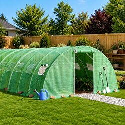 Reliable 32m² Greenhouse for Plant Enthusiasts