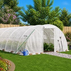 Reliable and Practical 48m² Greenhouse for Gardening