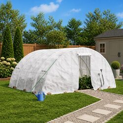 Warm and Reliable 20m² Greenhouse for Your Garden