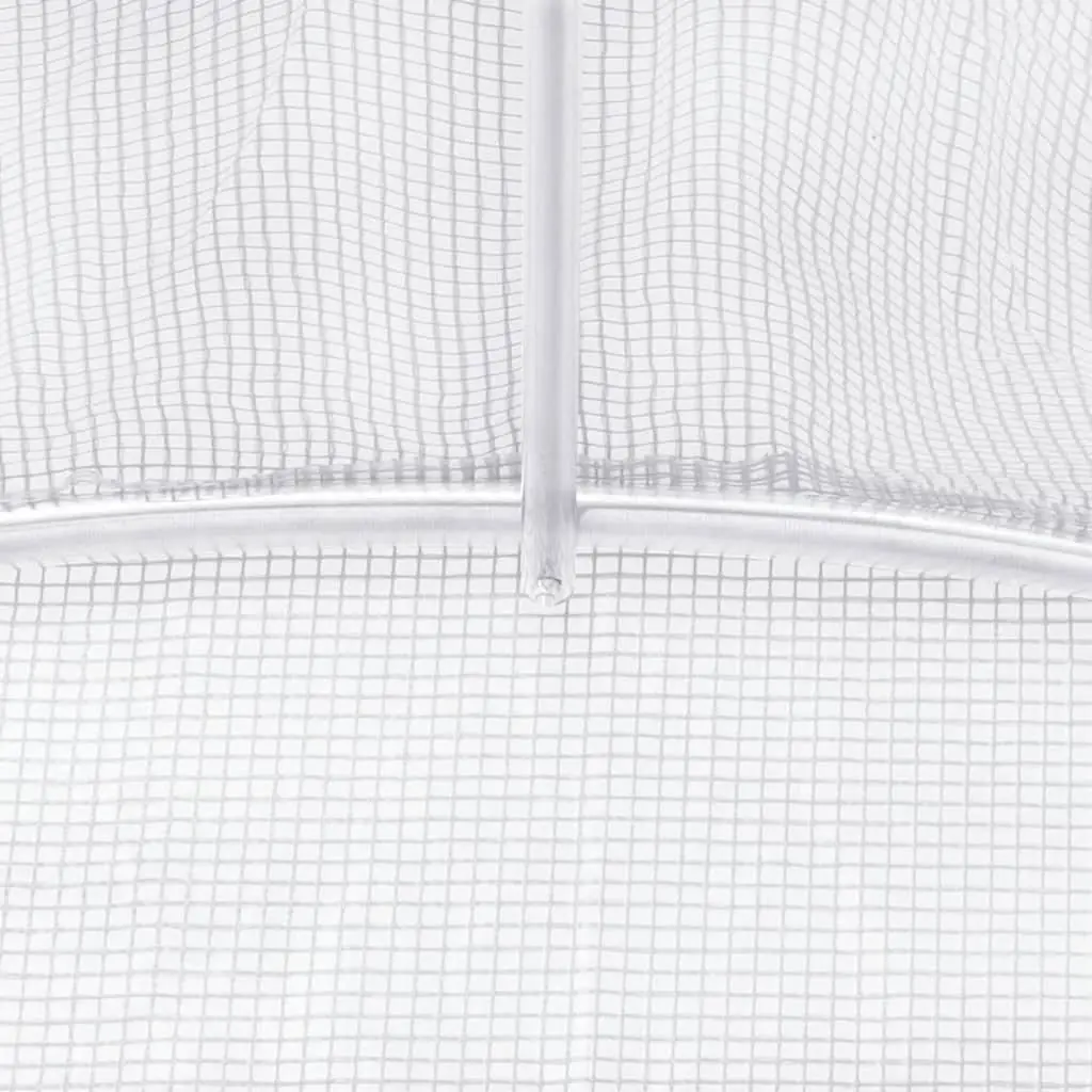 Greenhouse Steel Frame White 10x5x2.3m Garden Plant House Shelter