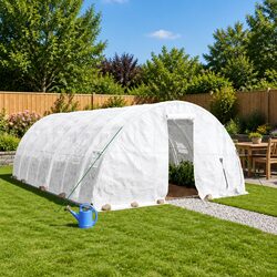 Reliable 80m² Greenhouse with Robust Features