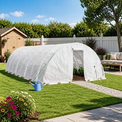 Value-Driven 90 m² Greenhouse with Steel Construction