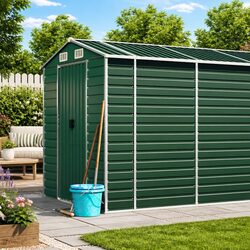 Reliable Metal Storage Shed for Outdoor Equipment