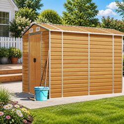Reliable Outdoor Storage Shed with Galvanised Steel Build