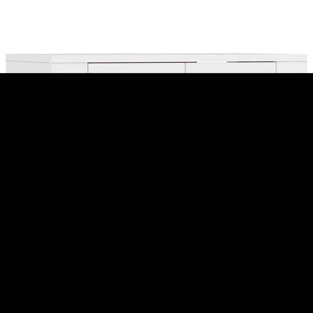 White Wall-Mounted TV Cabinet for Home Use