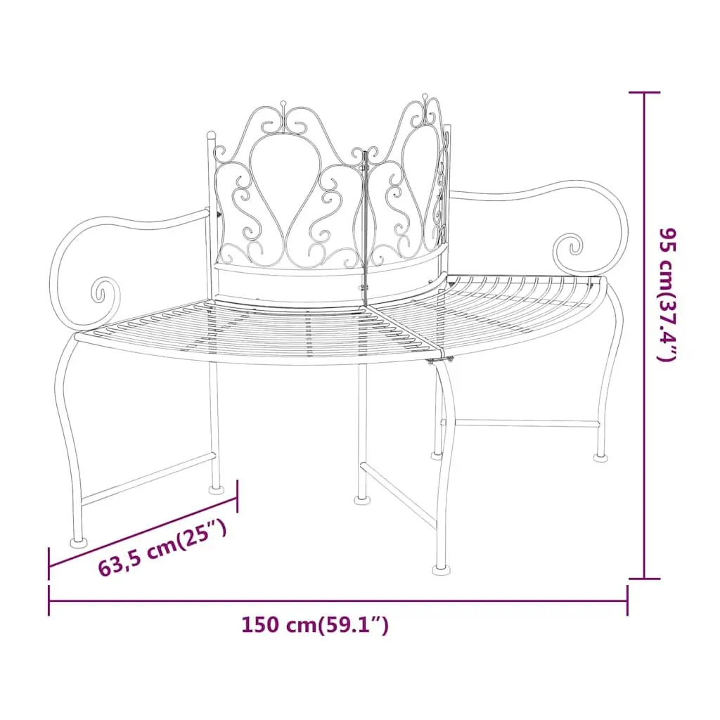 150cm Tree Bench