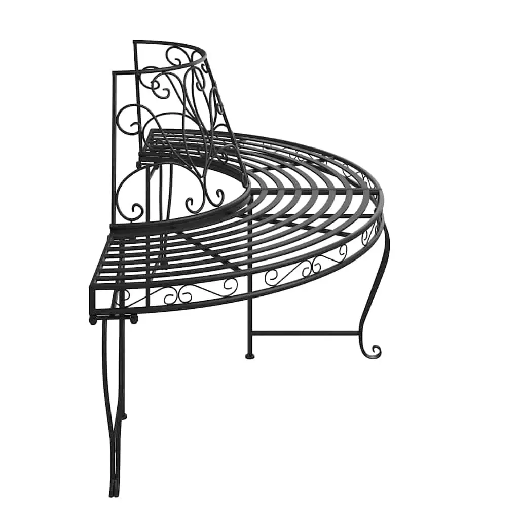Half Round Tree Bench for Outdoor Enjoyment