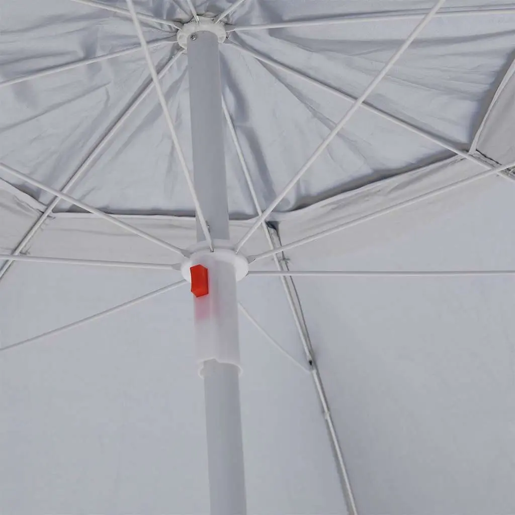 Beach Parasol Outdoor Sun Shelter 215cm Yellow