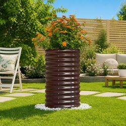 A Reliable Galvanised Steel Planter for Your Garden