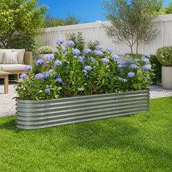 Reliable Galvanised Steel Garden Bed for Plant Lovers