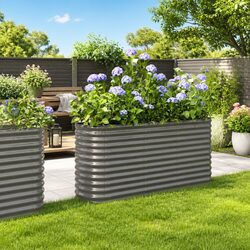 Galvanised Steel Planter Box: Reliable and User-Friendly