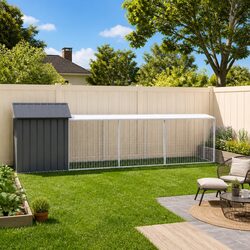 Reliable Chicken Cage with Run for Your Small Animals