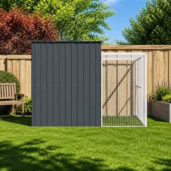 Comfortable and Practical Dog House with Run