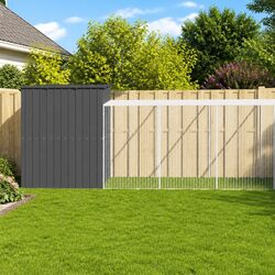 Comfort and Safety: Dog House with Run in Anthracite