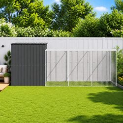 Comfort and Safety Combined in This Dog House with Run