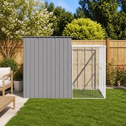 Comfort and Security with This Dog House and Run