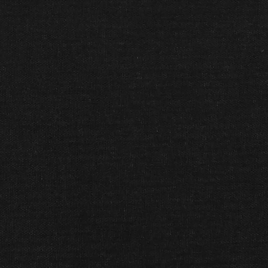 King Single Size Bed Frame Supportive Black Fabric Plywood Slats