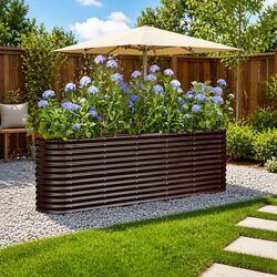 Reliable and Practical Raised Garden Bed 224x40x68cm