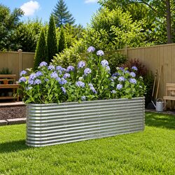 Reliable Galvanised Steel Garden Bed for Your Plants