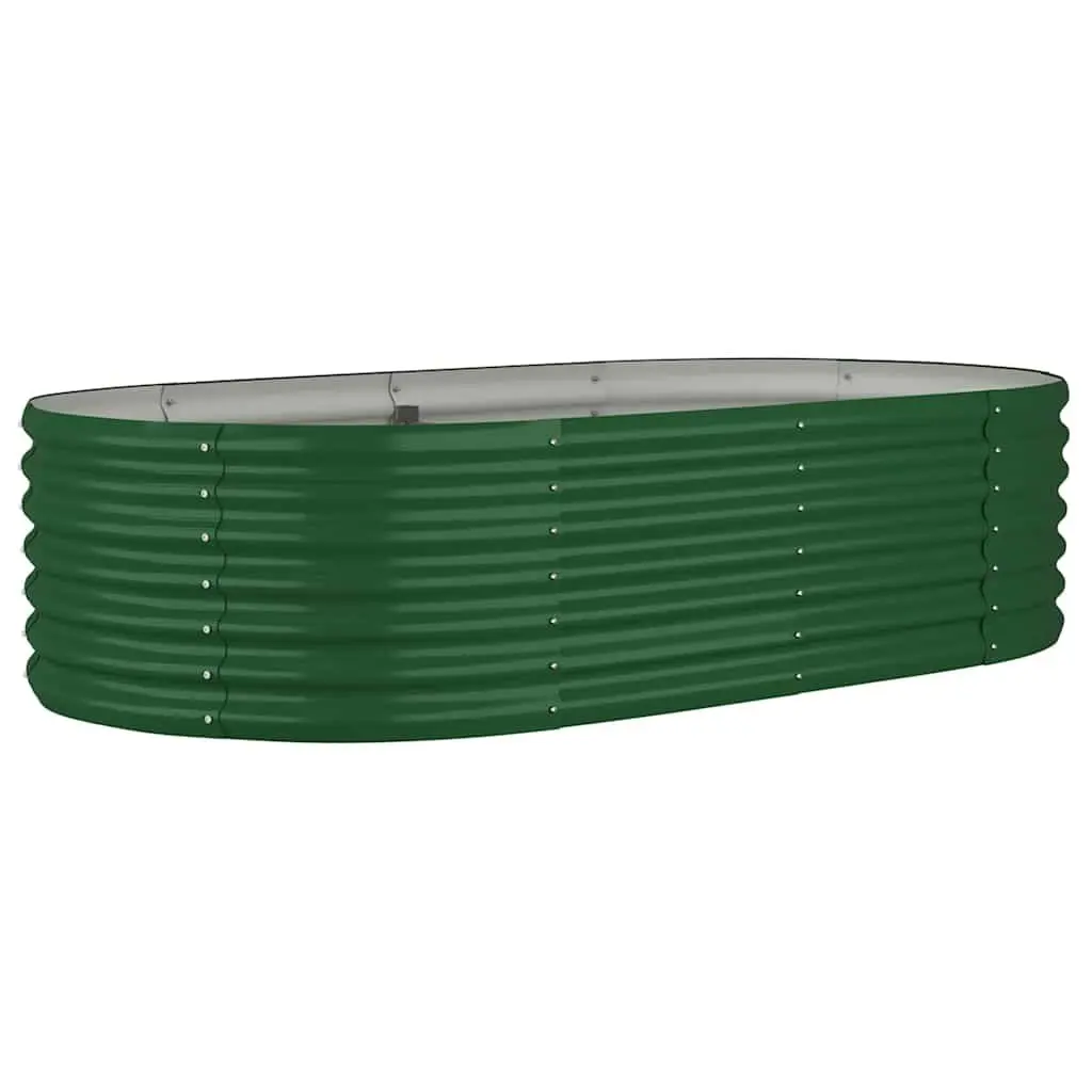 Garden Raised Bed Planter Box Outdoor Vegetables Flowers 152 x 80 x 36 cm Green