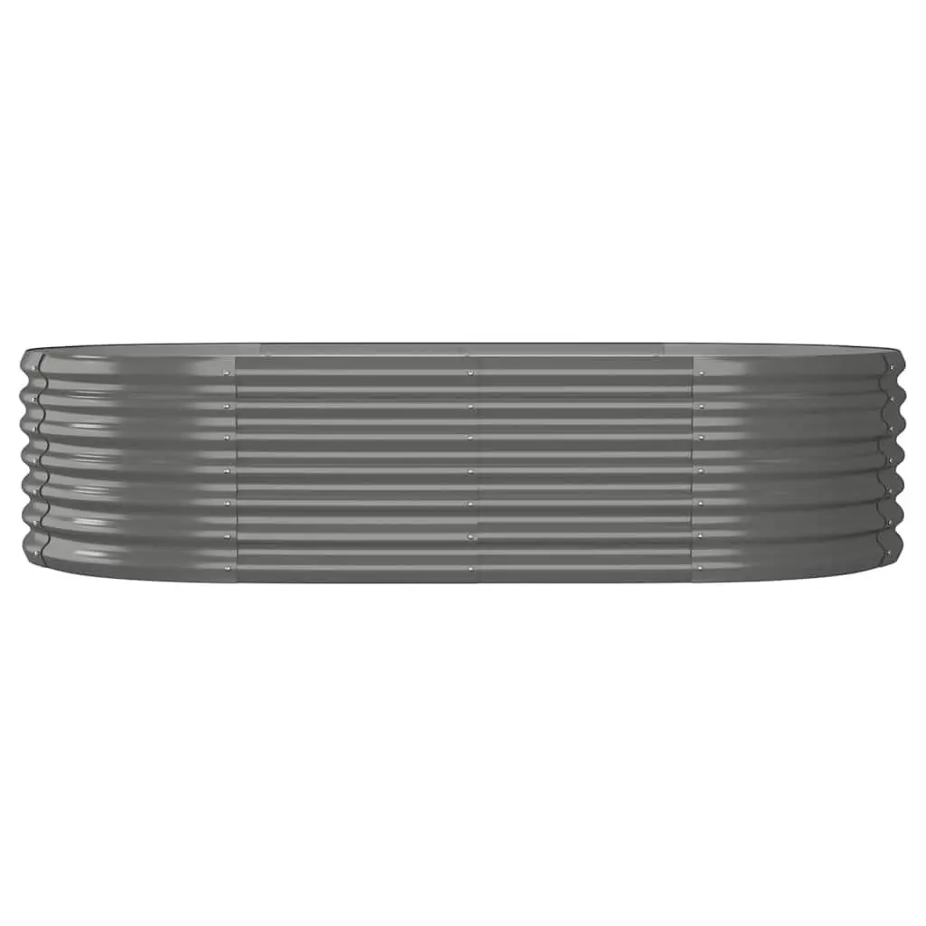 Garden Raised Bed Planter Galvanised Steel Frame Outdoor Flower Vegetables Herbs
