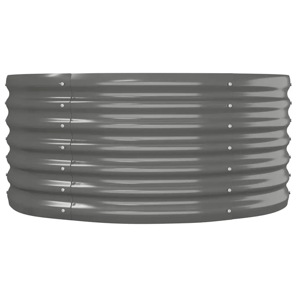 Garden Raised Bed Planter Galvanised Steel Frame Outdoor Flower Vegetables Herbs