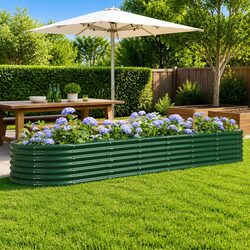 Reliable Raised Garden Bed with Galvanised Frame