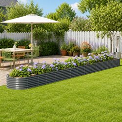 Durable Galvanised Steel Raised Garden Bed - A Practical Choice