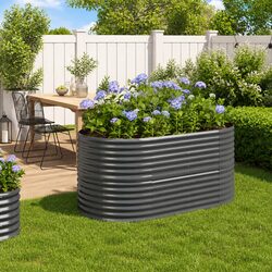 Reliable Garden Raised Bed Made of Galvanised Steel