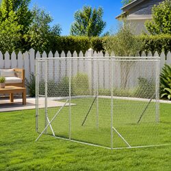 Reliable and Spacious Outdoor Dog Kennel Run for Your Pets
