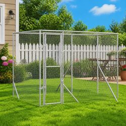 Reliable Outdoor Dog Kennel 6x2x2m Galvanised Steel