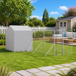 Reliable Outdoor Dog Kennel with Roof - 6x6x2.5m