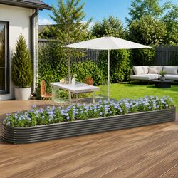 Reliable Galvanised Steel Raised Bed for Your Garden