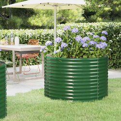Reliable Steel Frame Raised Bed 100x100x68cm for Gardening