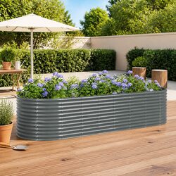 Reliable Galvanised Steel Planter Box for Your Garden