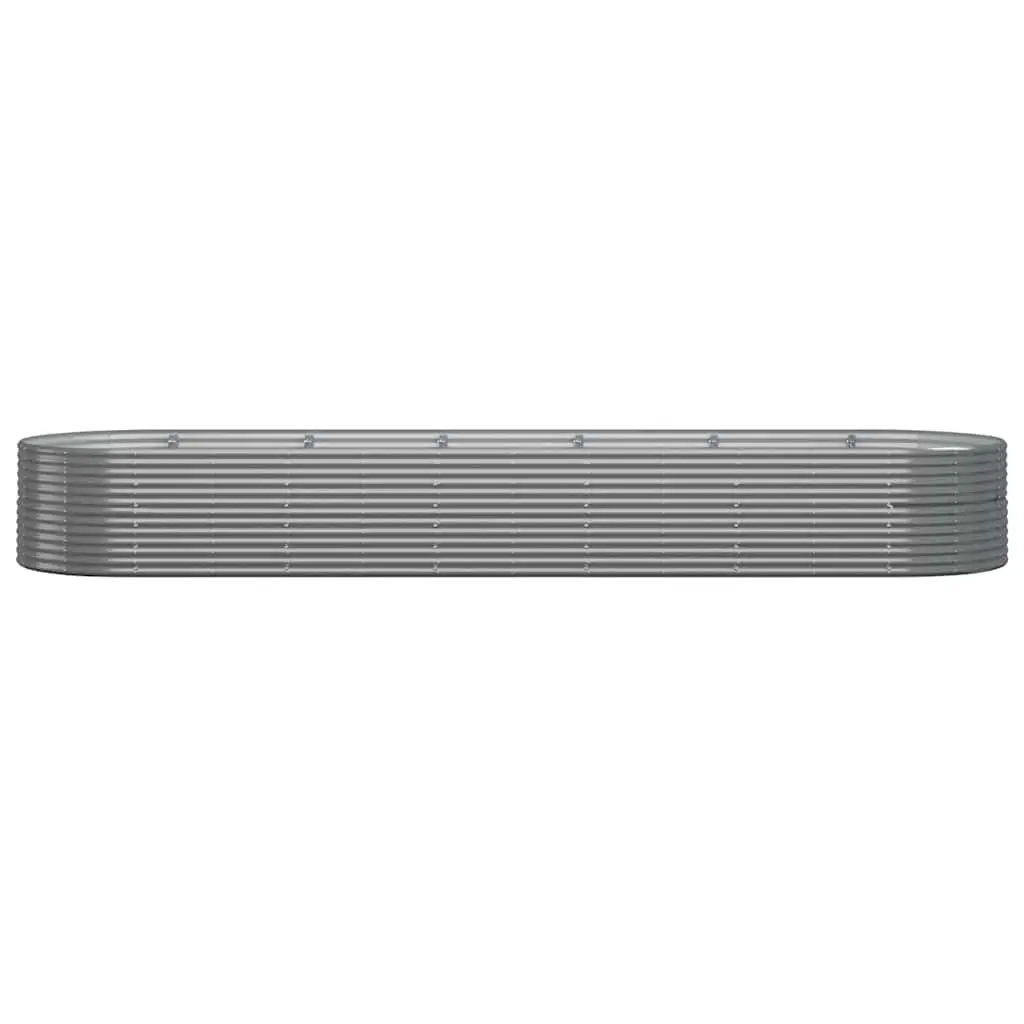 Garden Raised Bed Planter Box Outdoor Vegetable Flower Pot 510L x 140W x 68H cm Grey