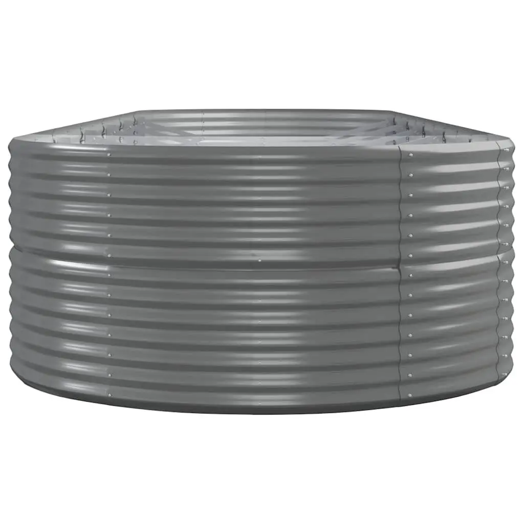 Garden Raised Bed Planter Box Outdoor Vegetable Flower Pot 510L x 140W x 68H cm Grey