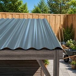 Durable Galvanised Steel Metal Roof Panels 12-Piece Set