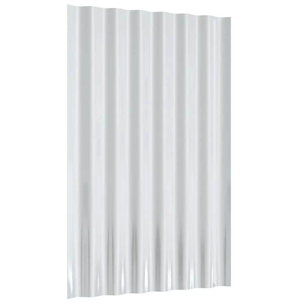 Metal Roof Panels Grey Corrugated Roofing Sheets 60x36 cm
