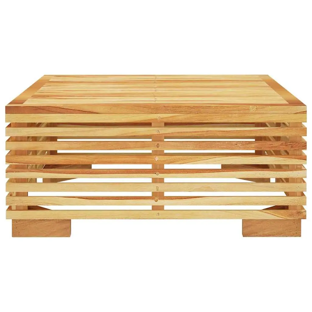 Garden Coffee Table 69.5x69.5x31cm Outdoor Teak Wood Sturdy Patio Furniture