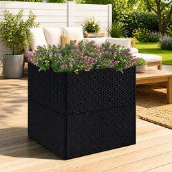 Reliable Black Garden Planter Box with Ample Features