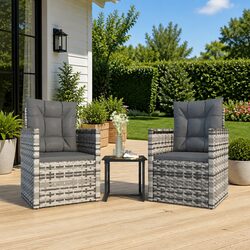 Comfortable and Practical Grey Outdoor Lounge Set