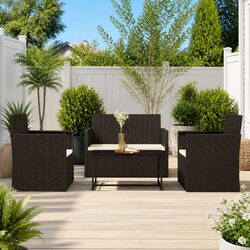 Value-Packed Outdoor Lounge Set with Cushions