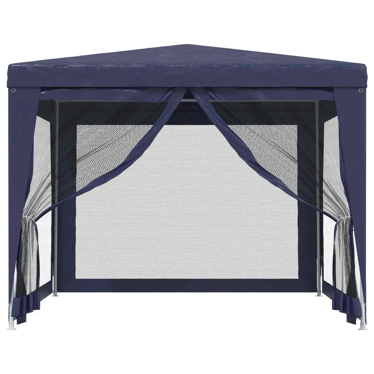 Party Tent Outdoor Gazebo 3x3m Blue Mesh Sidewalls
