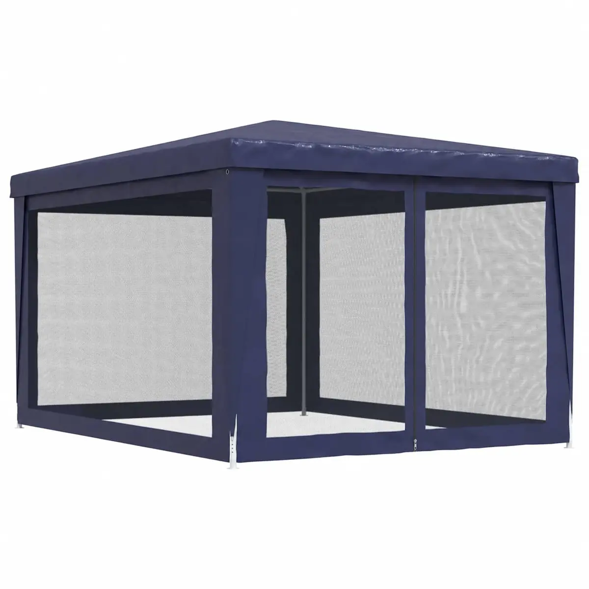 Party Tent Gazebo Outdoor Canopy 3x4m Blue with Mesh Sidewalls