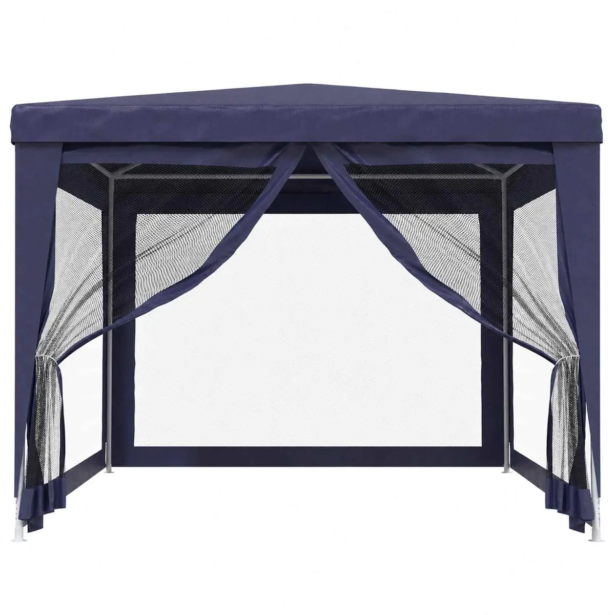 Party Tent Gazebo Outdoor Canopy 3x4m Blue with Mesh Sidewalls